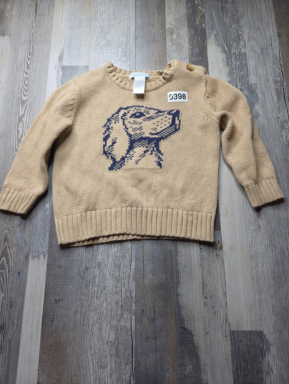 Janie And Jack #bluetag Boys Dog Sweater 18-24 Months - Picture 2 of 4